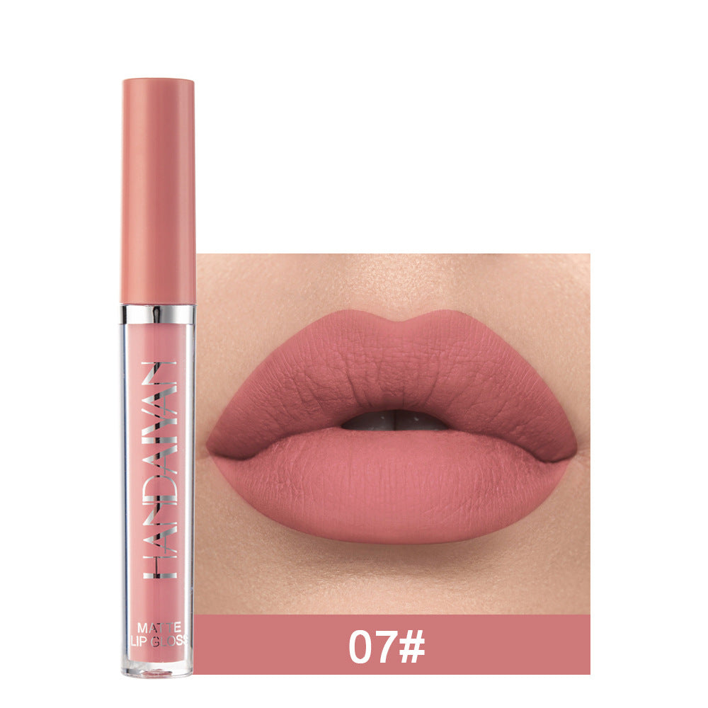 Matte Non-stick Cup Lip Gloss, Non-fading Matte Liquid Lipstick Matte Non-stick Cup Lip Gloss, Non-fading Matte Liquid Lipstick